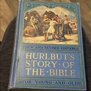 Hurlbut's Story of the Bible Book 1932 given as a gift dated 1944